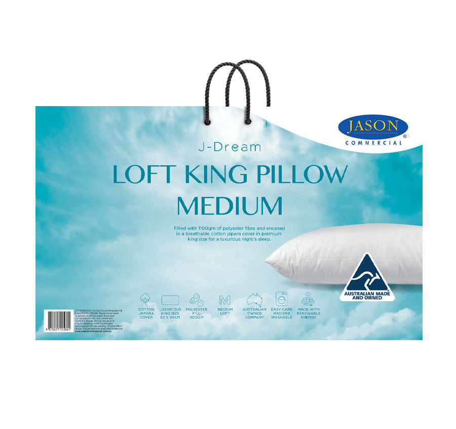 J-Dream Loft 1100g King Medium Pillow