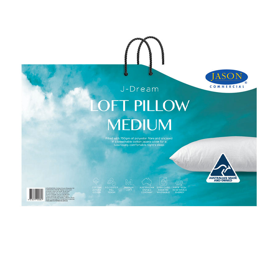 J-Dream Loft 750g Standard Medium Pillow