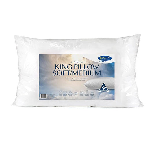 J-Dream Microblend 1100g King Soft Medium Pillow