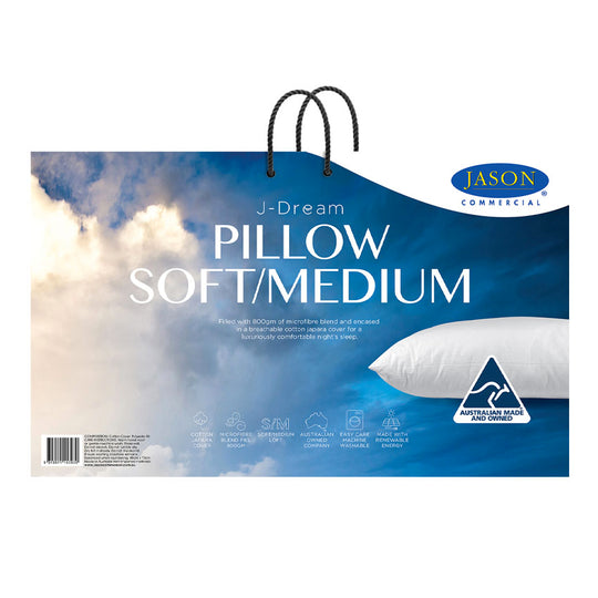 J-Dream Microblend 800g Standard Soft Medium Pillow