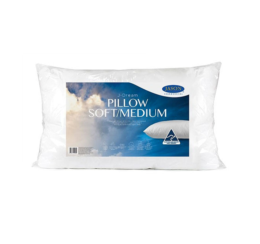 J-Dream Microblend 800g Standard Soft Medium Pillow