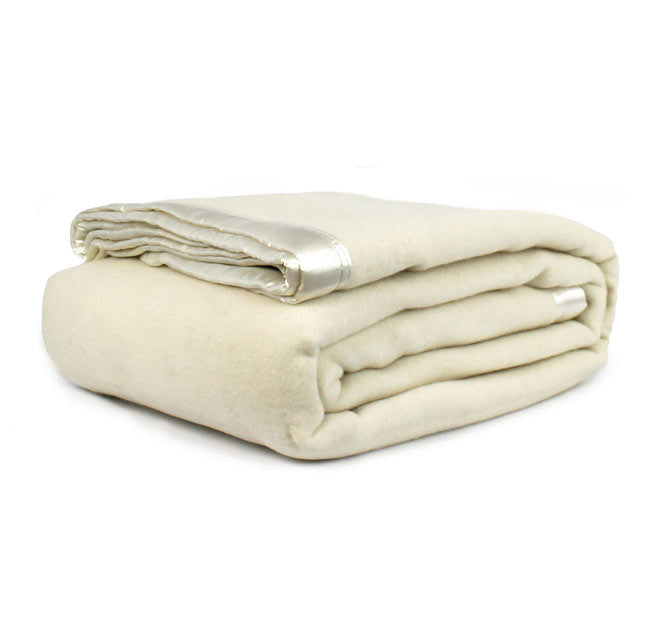 Australian Wool Blanket Range Ivory