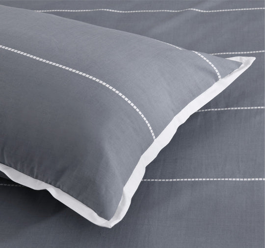Calista Standard Pillowcase Pair Granite