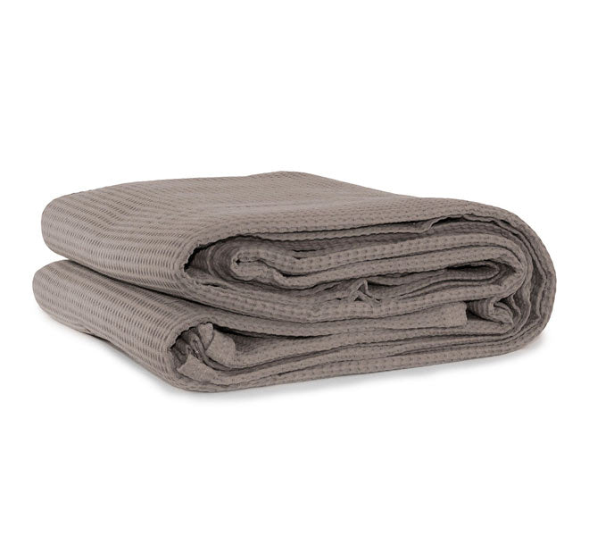 Cotton Waffle Blanket Range Latte