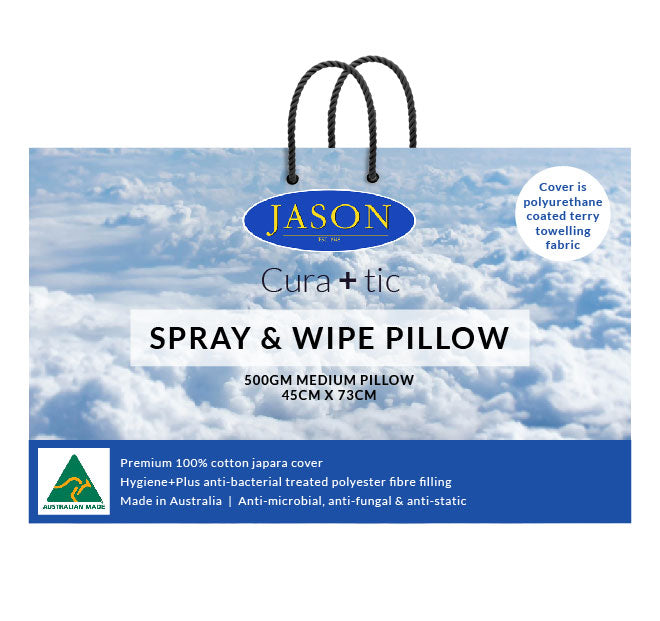 Cura+tic Spray n Wipe Medium Pillow