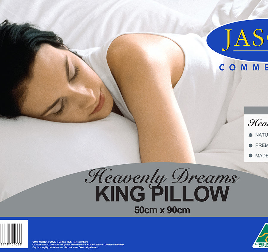 Heavenly Dreams 800g King Pillow Medium
