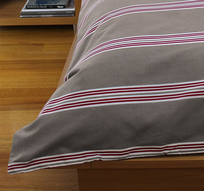 Hudson Quilt Cover Set Range Almond