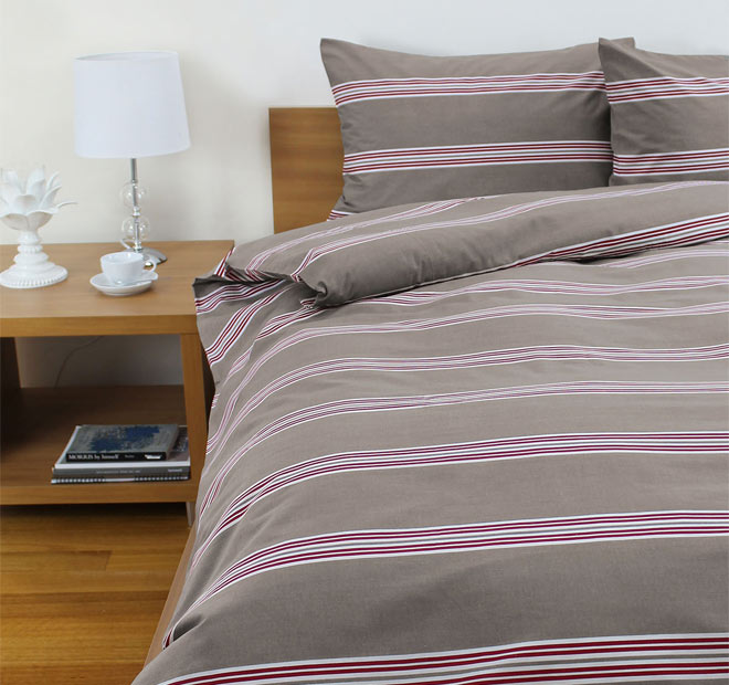 Hudson Quilt Cover Set Range Almond