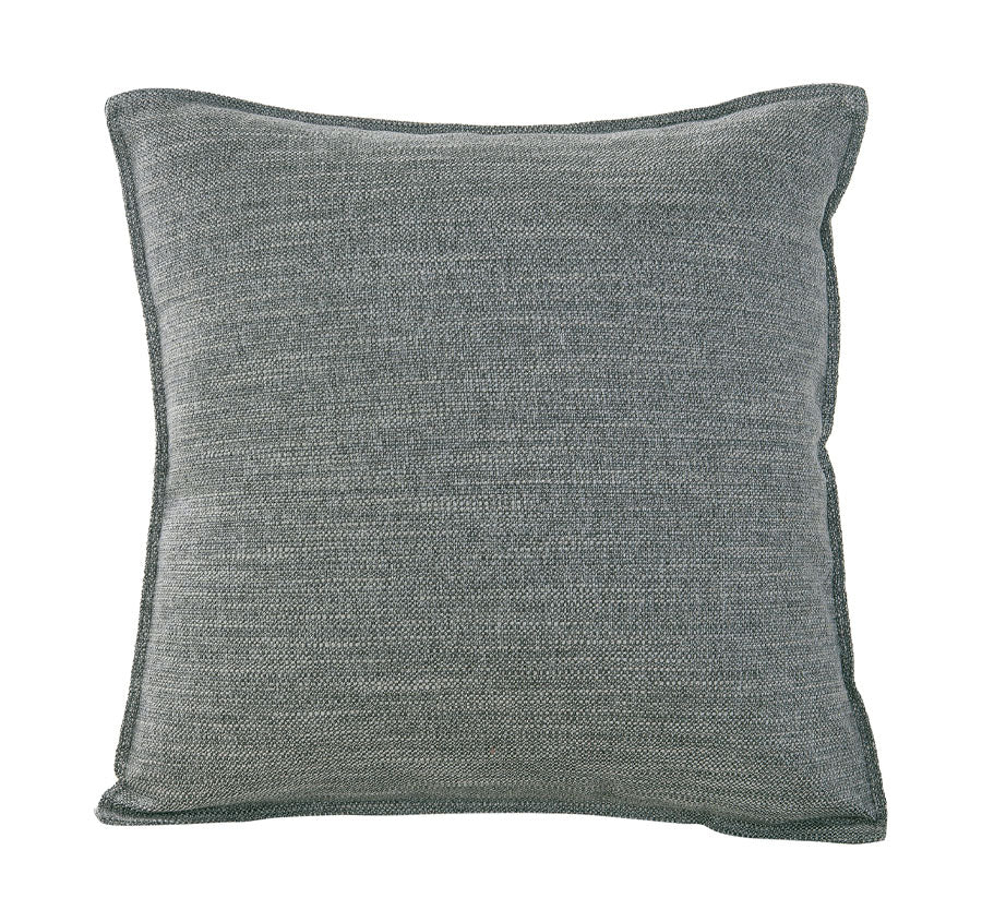 Linen Look 44x44cm Filled Cushion Pewter