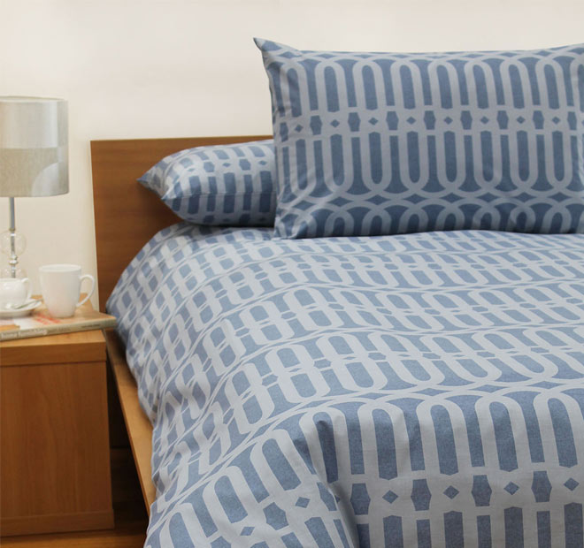 Linx Quilt Cover Set Range Denim
