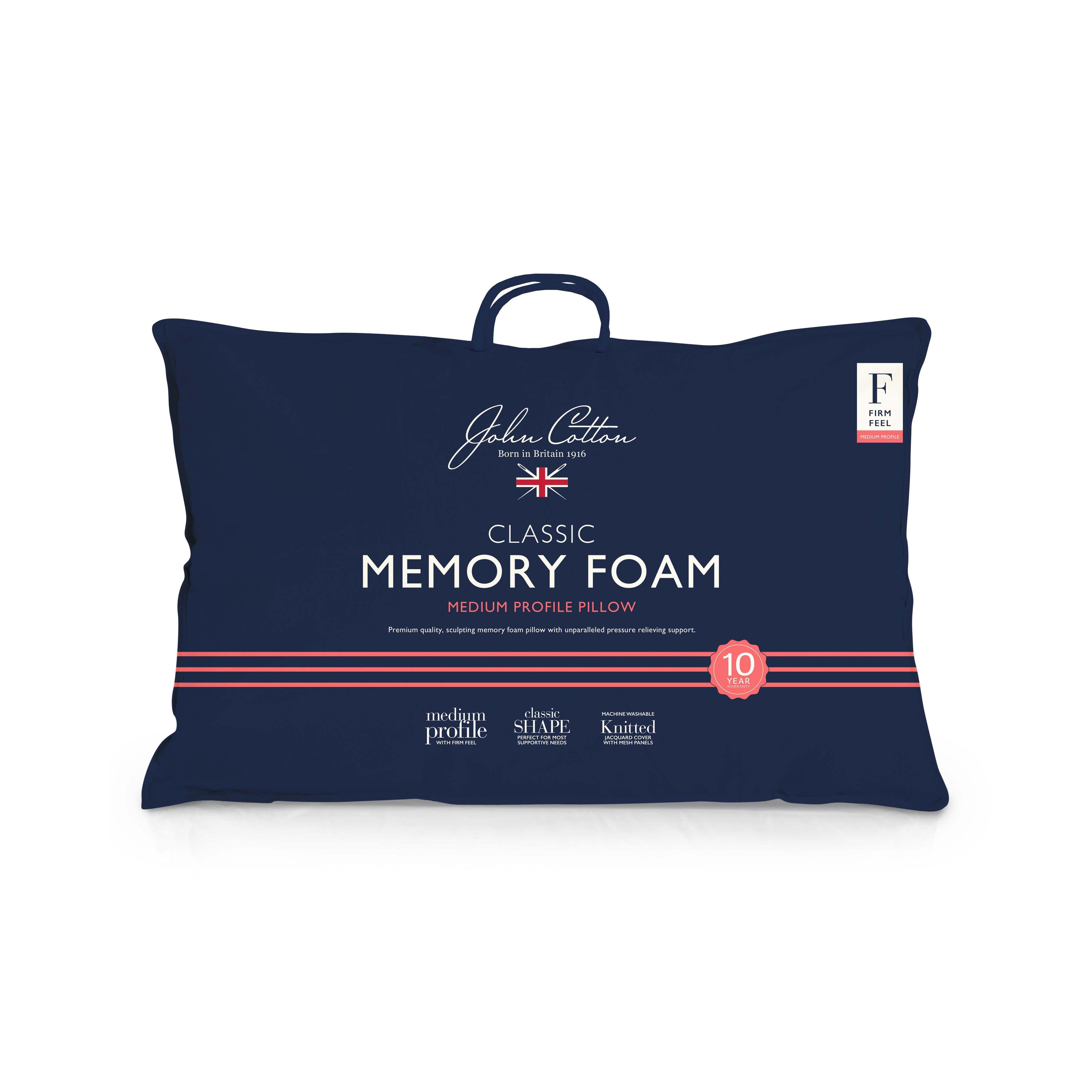 Memory Foam Standard Pillow Medium