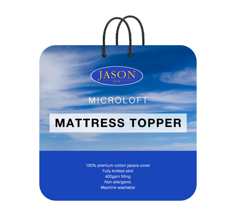 Microloft Mega Fitted Mattress Topper Range