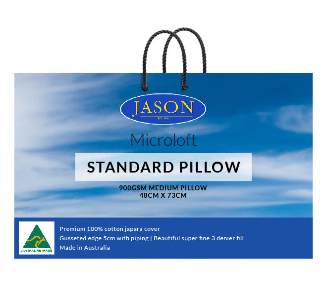Microloft Standard Medium Gusset Pillow