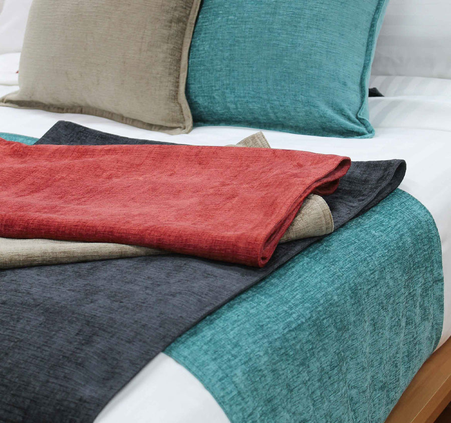 Parker Bed Runner Range Turquoise