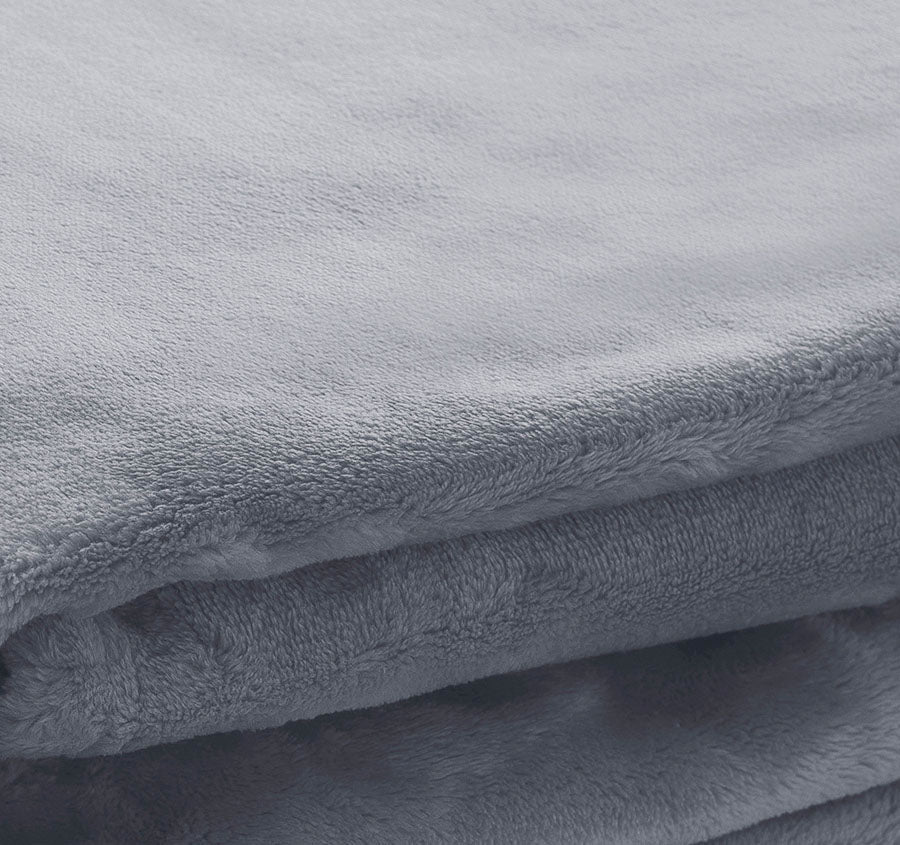 Super Soft Blanket Range Silver