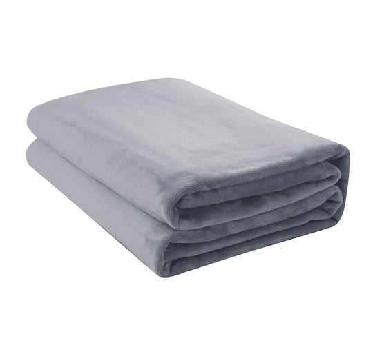 Super Soft Blanket Range Silver