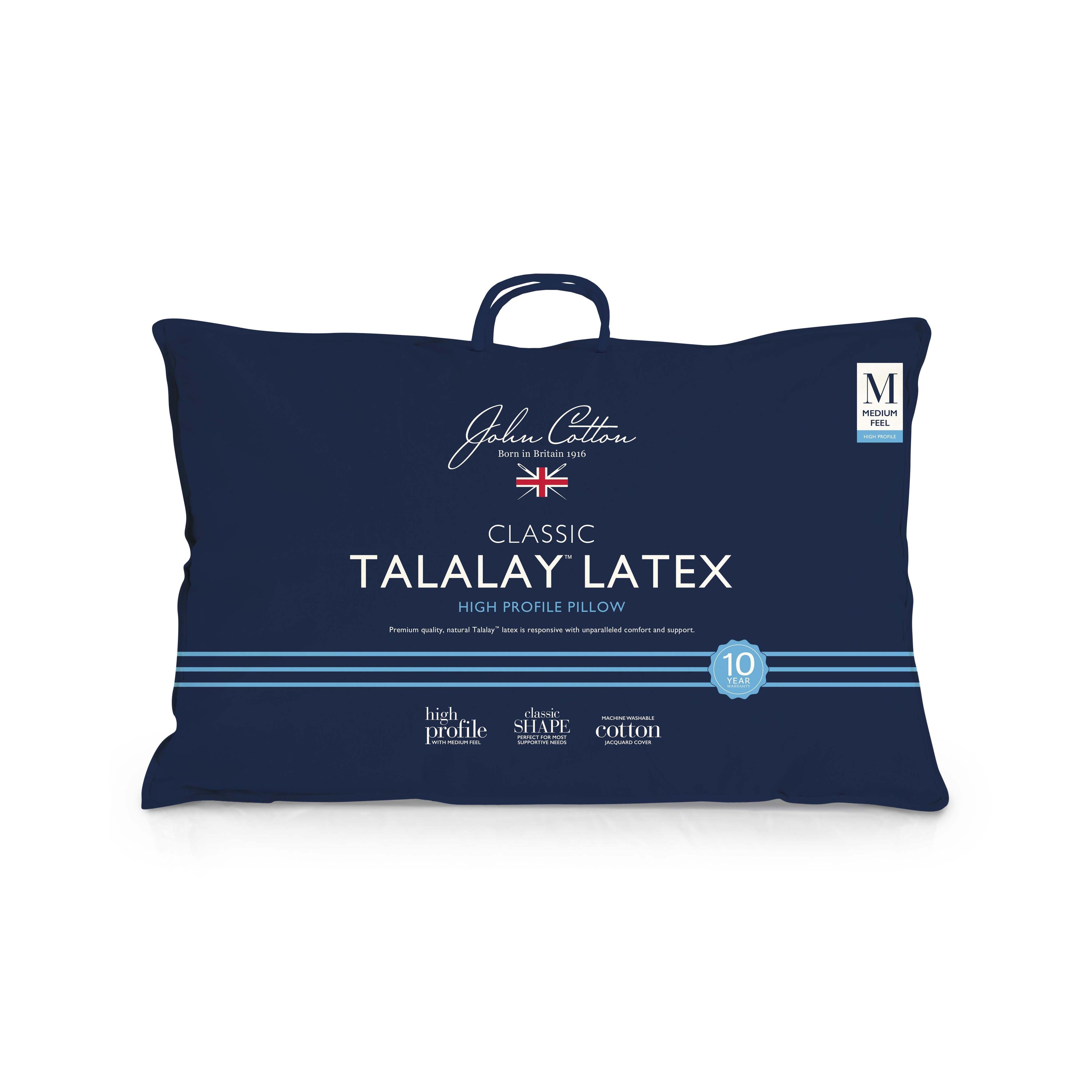 Talalay Latex Standard Pillow High
