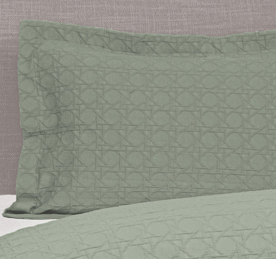 Villa Matelassé Standard Pillowsham Sage
