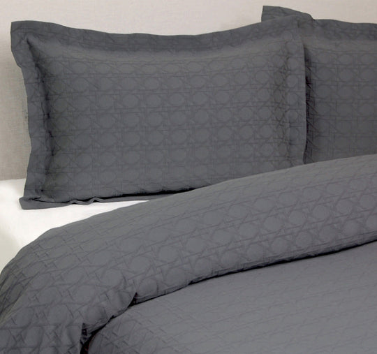 Villa Matelassé Coverlet Range Slate