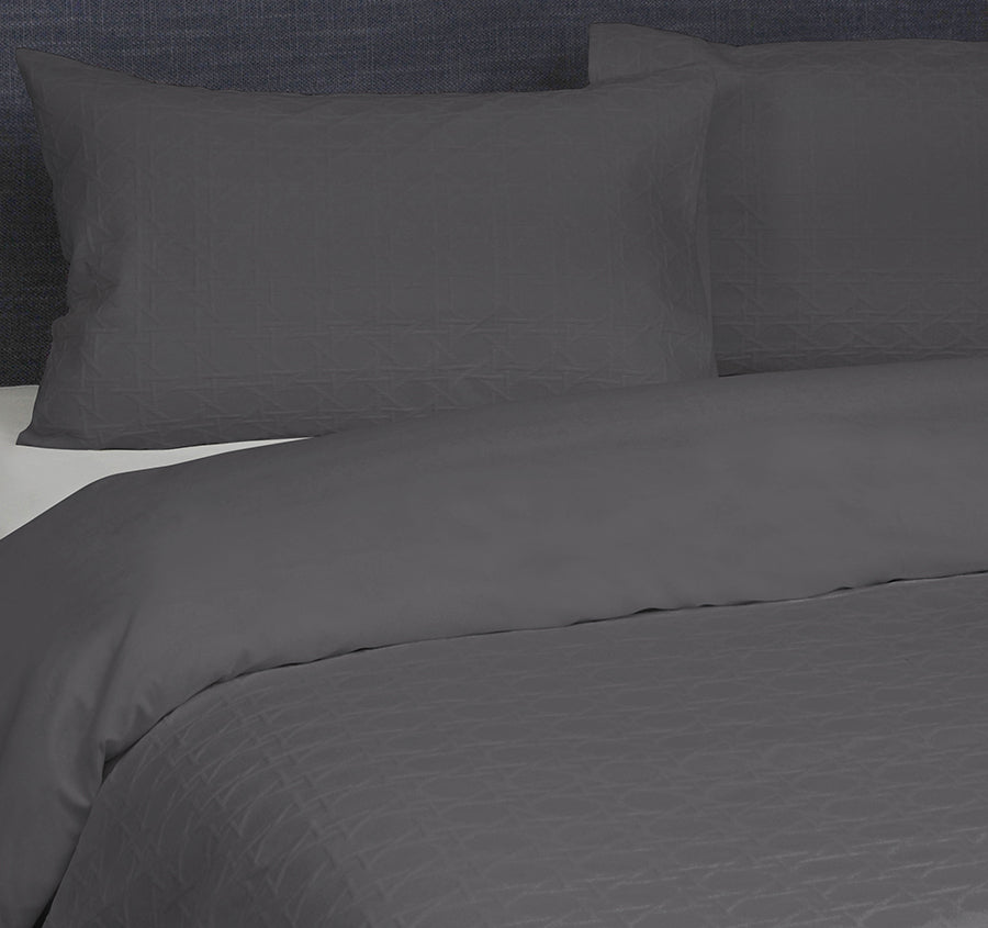 Villa Matelassé Quilt Cover Set Range Slate