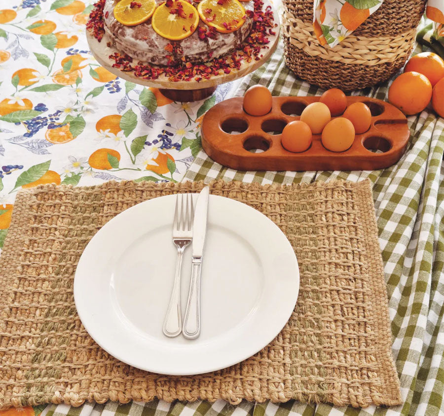 Conner 33x48cm 4 Piece Placemat Set Olive