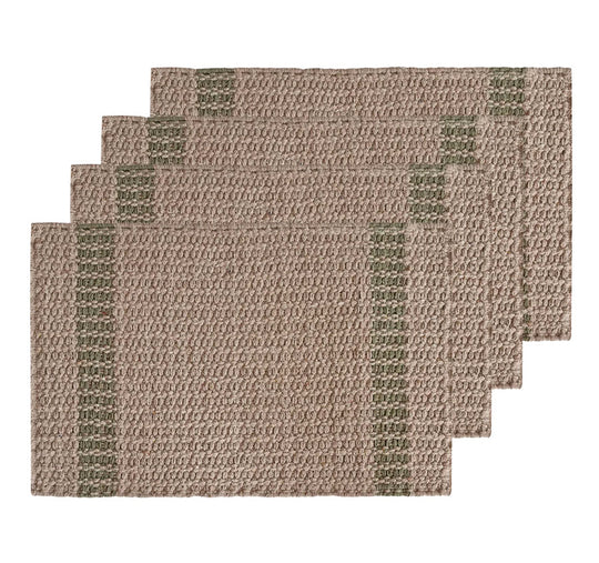 Conner 33x48cm 4 Piece Placemat Set Olive