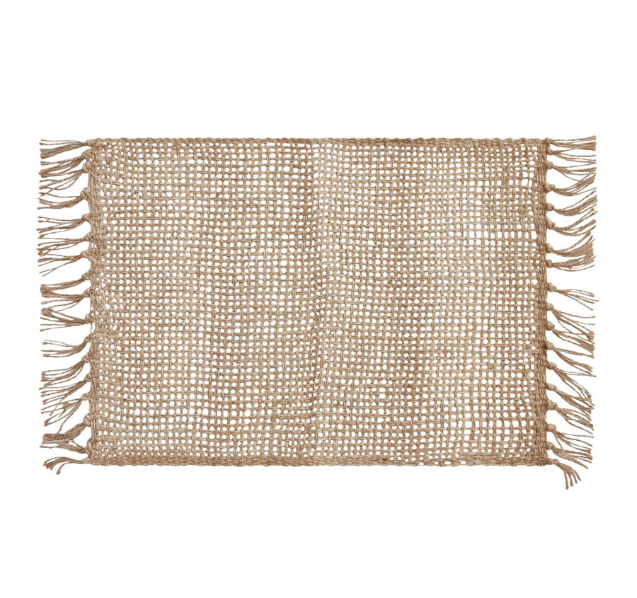 Rowan 33x48cm 4 Piece Placemat Set Natural