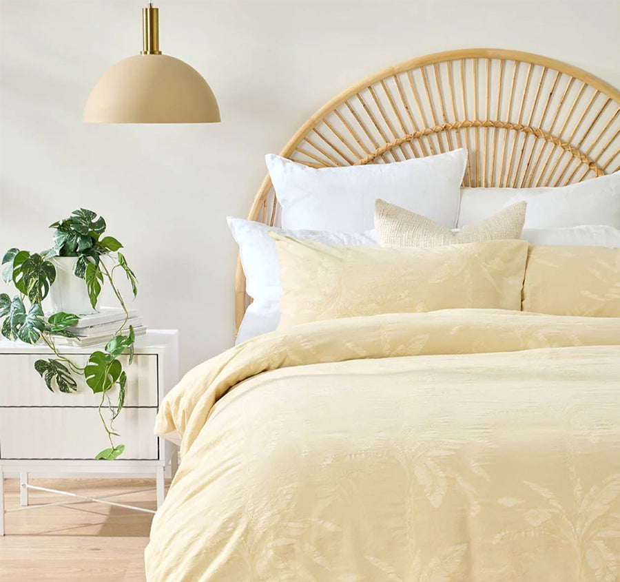 Ayanna Quilt Cover Set Range Natural