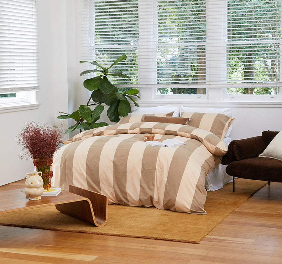 Breeze Quilt Cover Set Range Blush