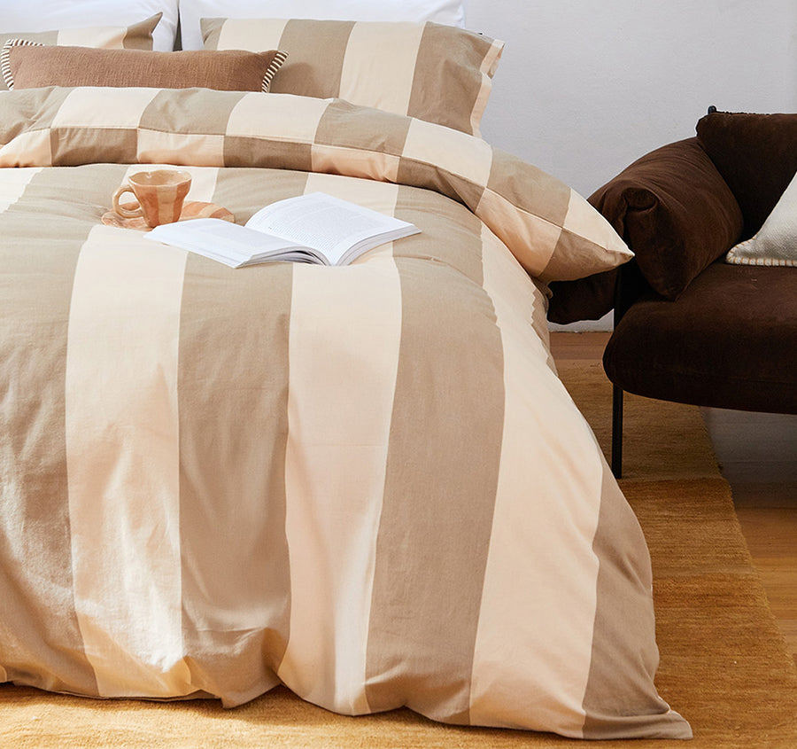 Breeze Quilt Cover Set Range Blush