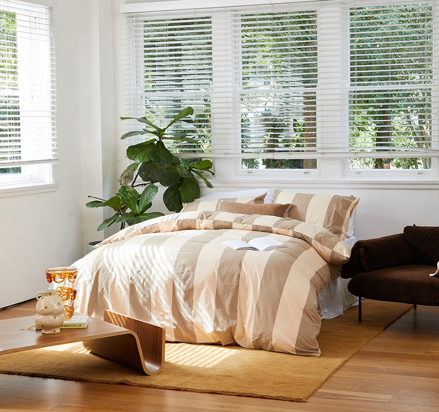 Breeze Quilt Cover Set Range Blush