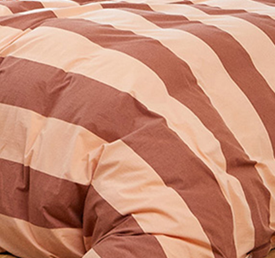 Breeze Quilt Cover Set Range Rust