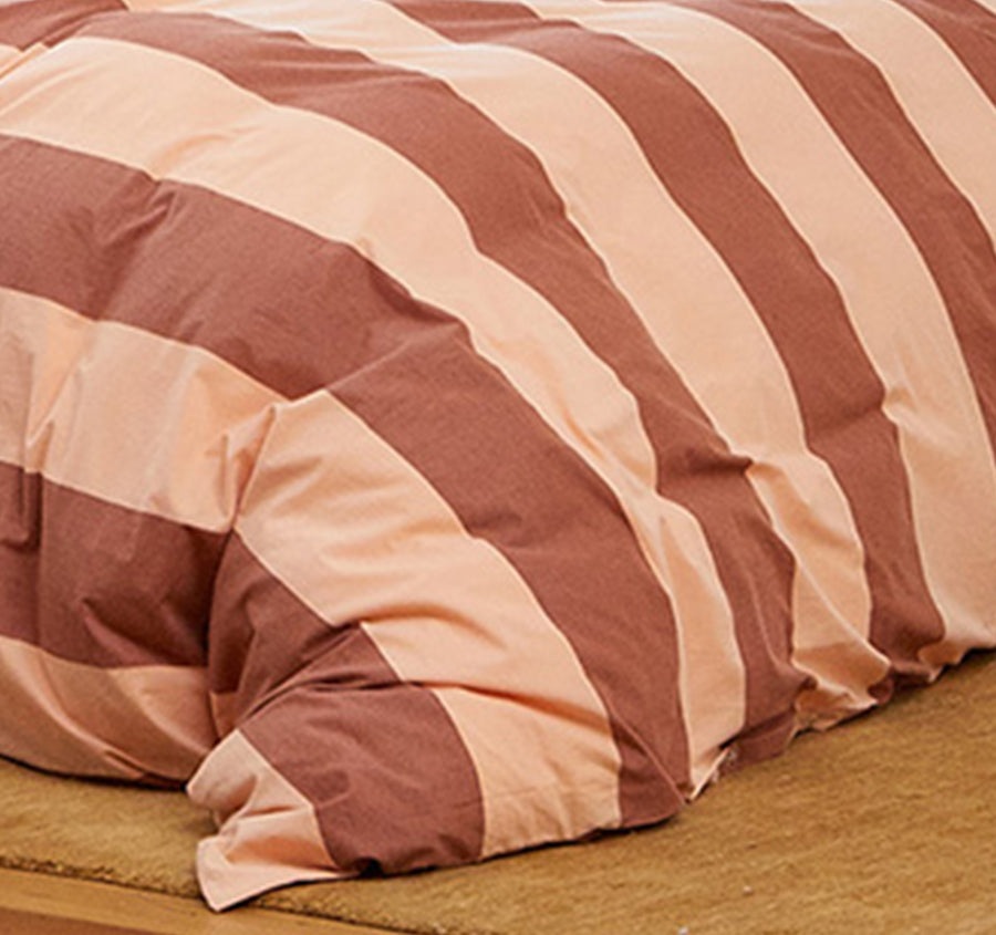 Breeze Quilt Cover Set Range Rust