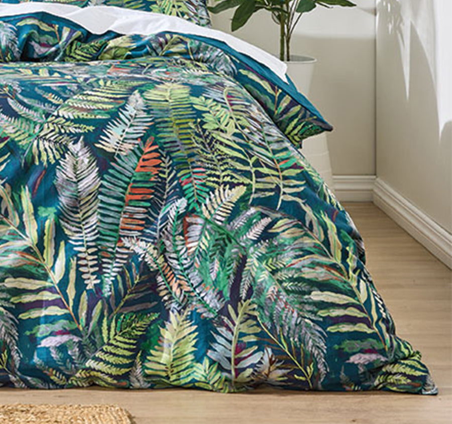 Fernly Quilt Cover Set Range Multi