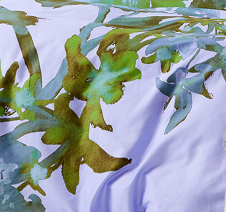 Floral Daze Quilt Cover Set Range Lavender