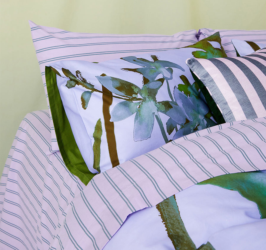 Floral Daze Quilt Cover Set Range Lavender