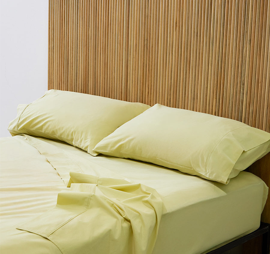 Haven Cotton Mega Sheet Set Range Lime