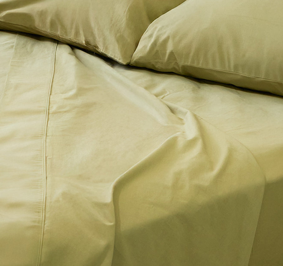 Haven Cotton Mega Sheet Set Range Olive