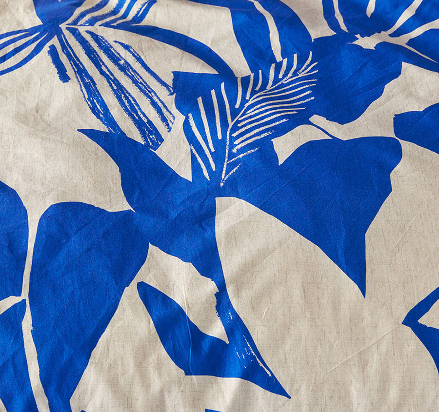 Mahana Quilt Cover Set Range Cobalt