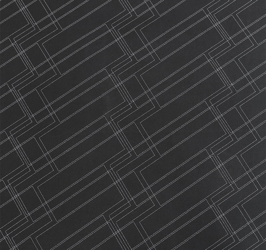 Diagonal Stitch Quilt Cover Set Range Black