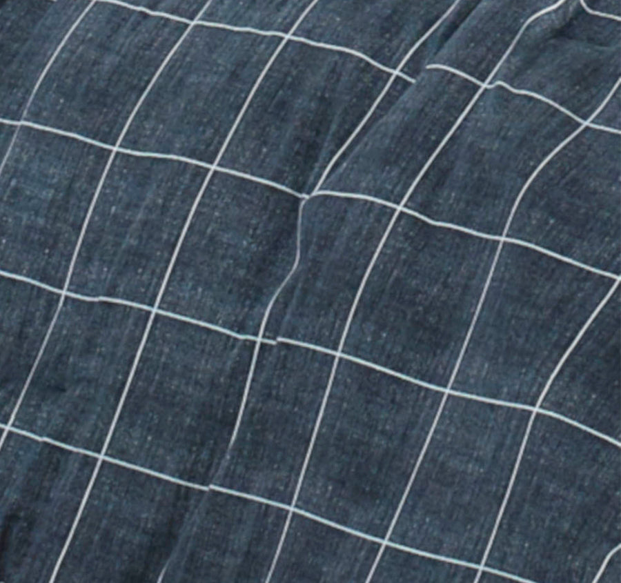 Holden Grid Quilt Cover Set Range Indigo