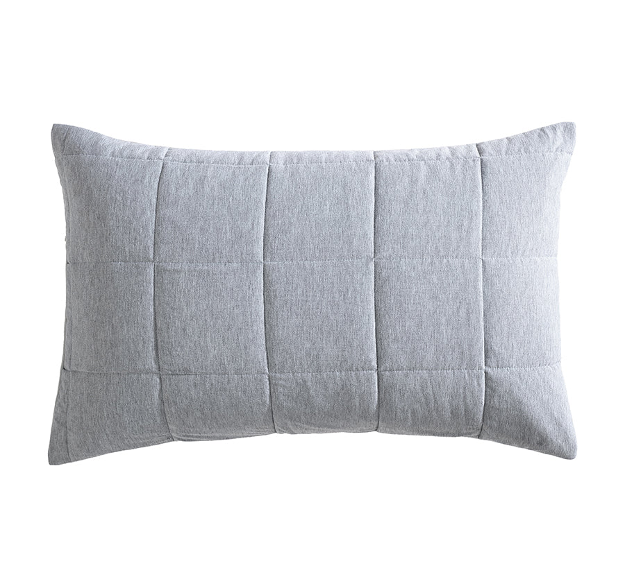 Jersey Marle Quilt Cover Set Range Grey