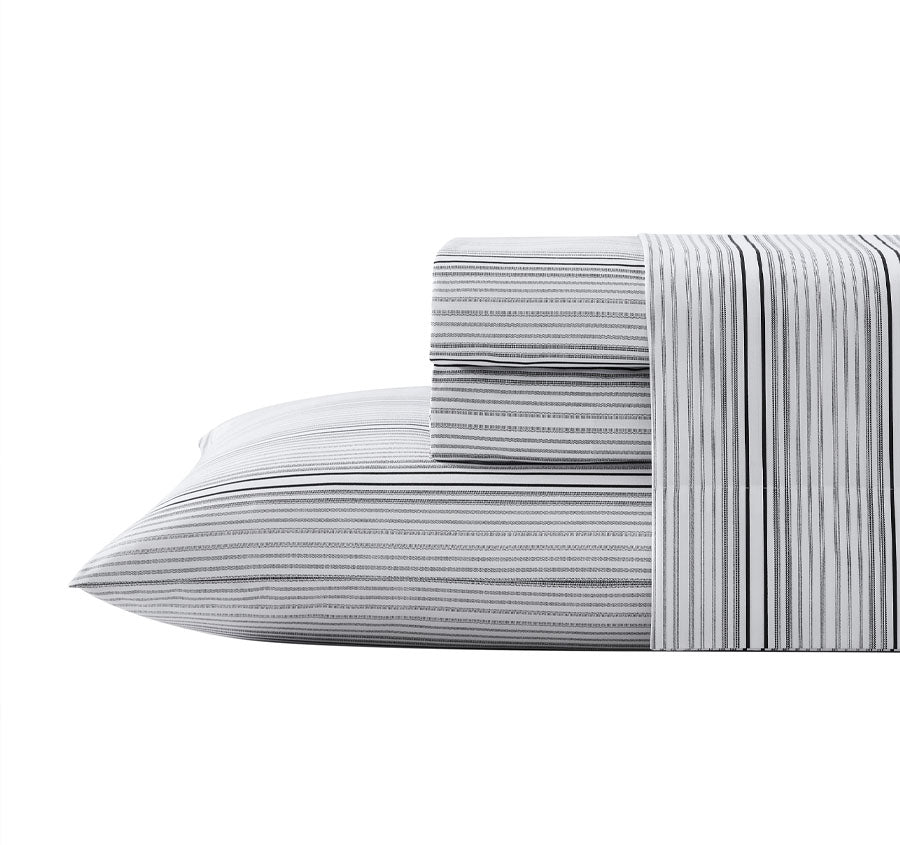 Lexington Stripe Sheet Set Range Black
