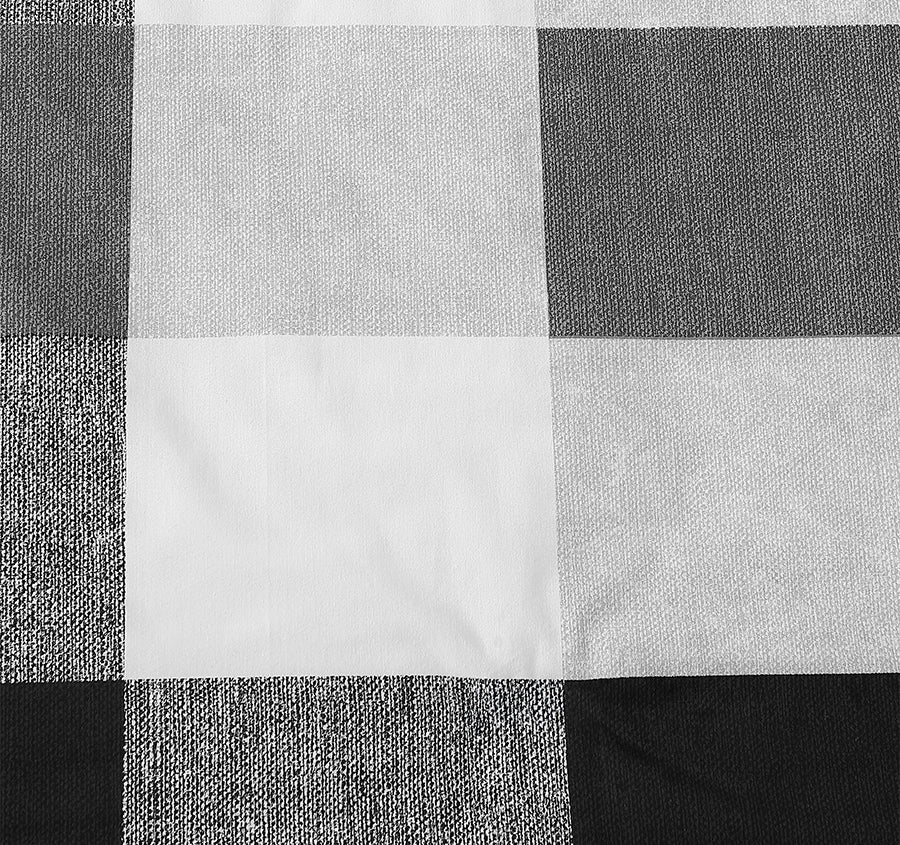Prospect Plaid Quilt Cover Set Range Black and White