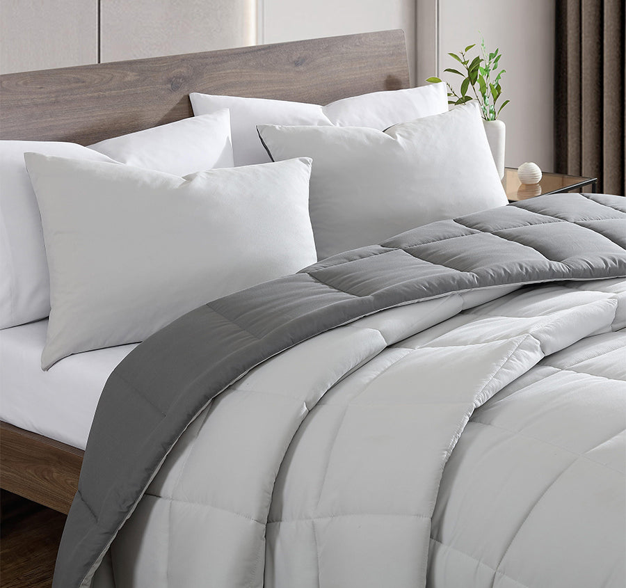 Solutions Comforter Set Range Grey