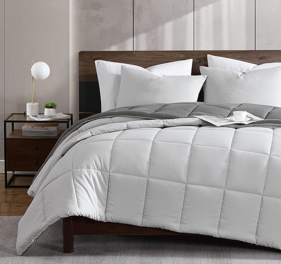 Solutions Comforter Set Range Grey