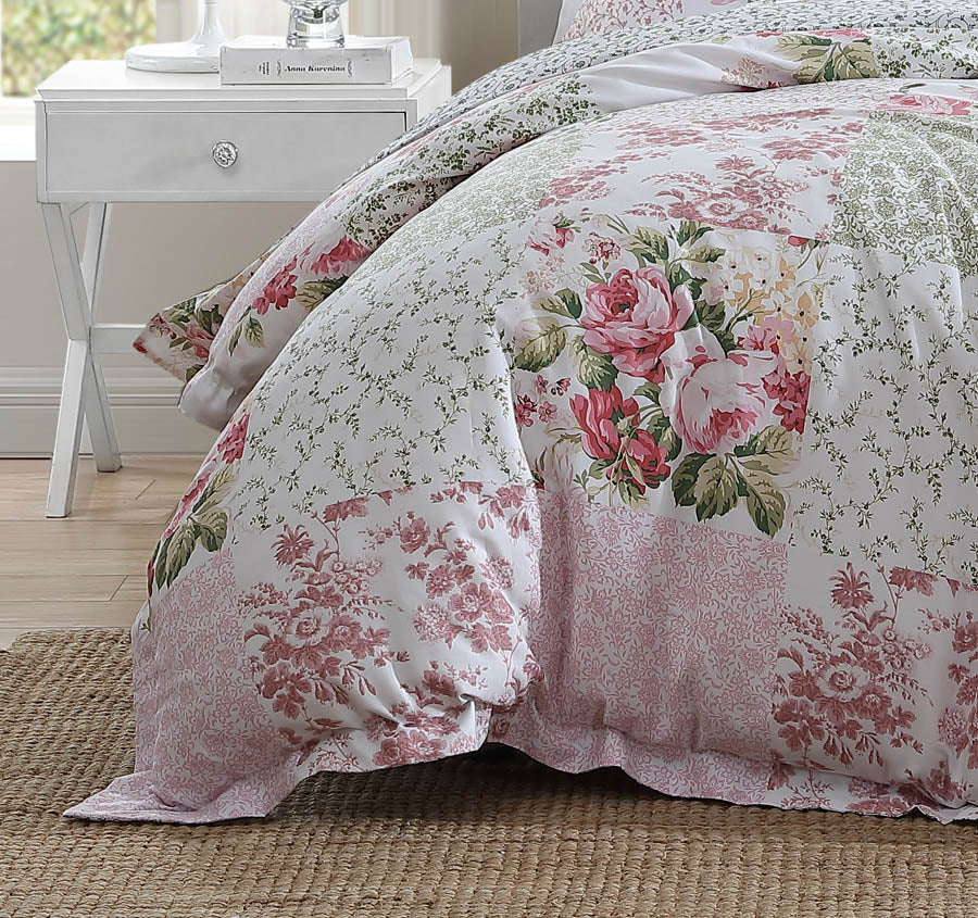 Ailyn Quilt Cover Set Range Rose