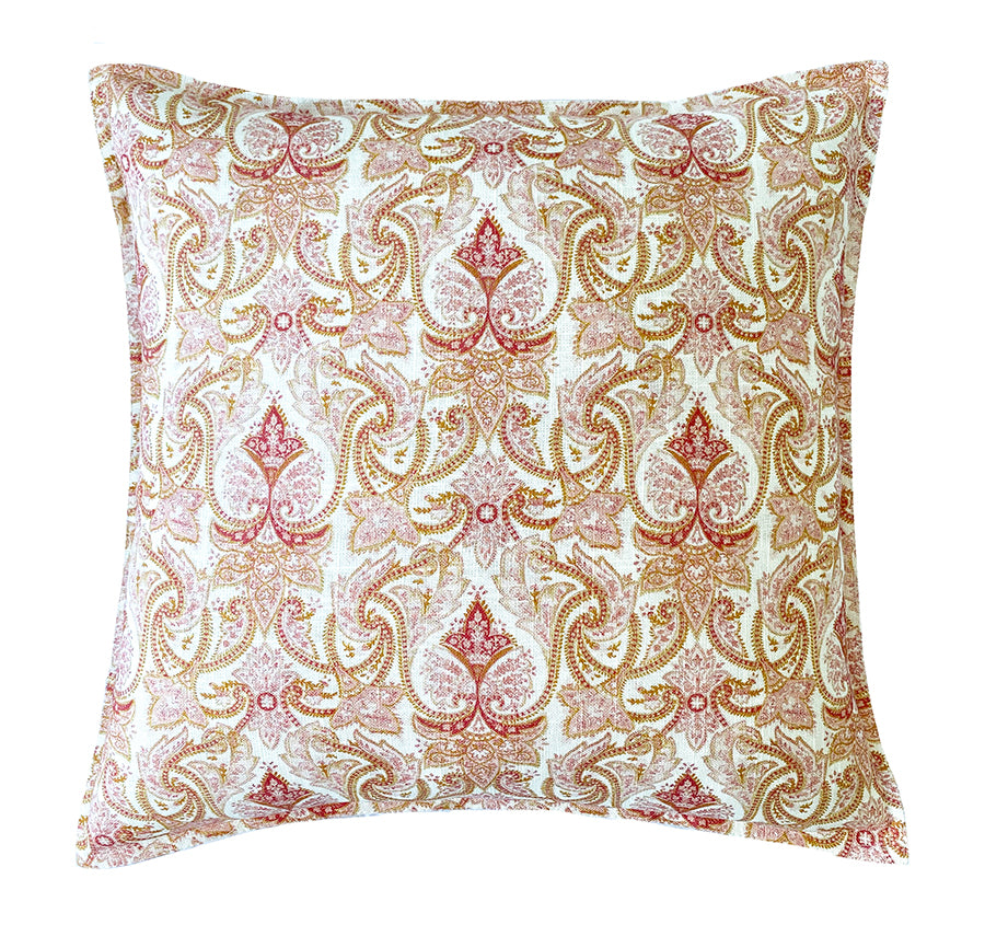 Bridgeford Paisley 50x50cm Filled Cushion Pink