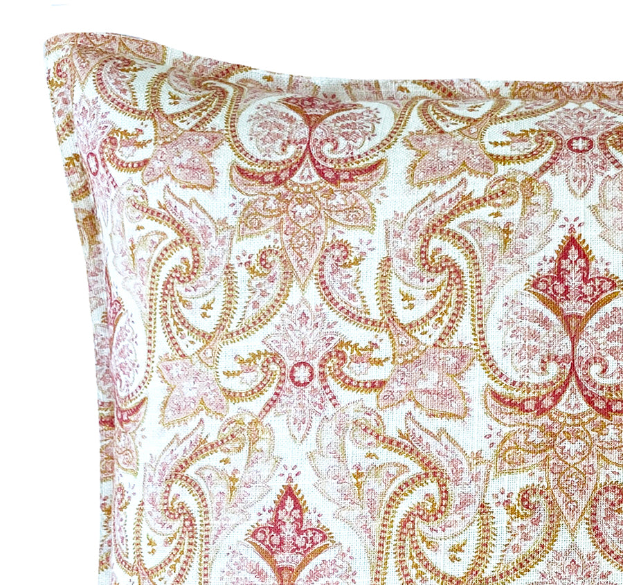 Bridgeford Paisley 50x50cm Filled Cushion Pink