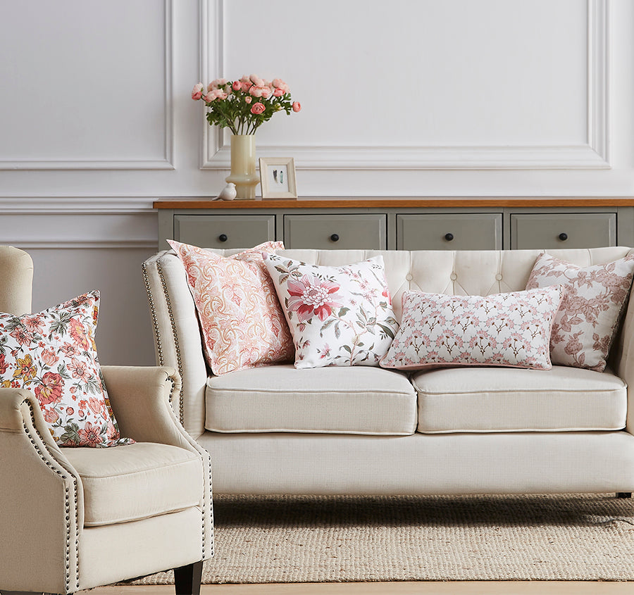 Bridgeford Paisley 50x50cm Filled Cushion Pink